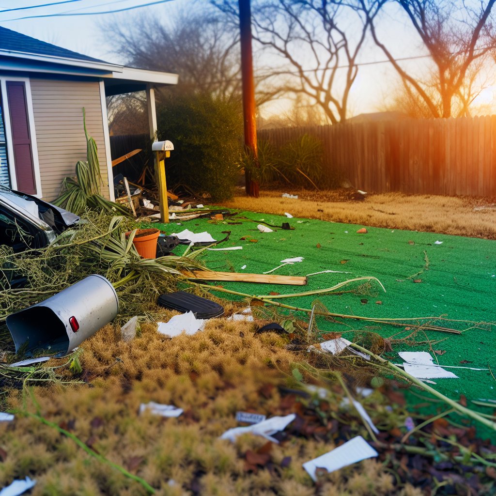 Drink-driver Destroyed Plants In Yard And Hit Mailbox In Early Hours Of New Year's Day - Drink-driver Destroyed Plants In
