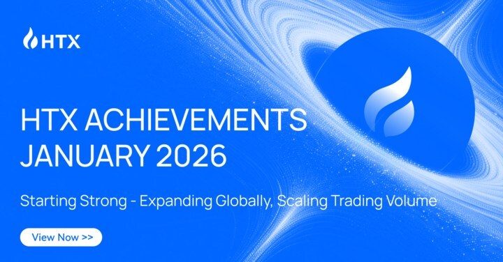 HTX Releases January 2026 Performance Report: 20+ New Fiat On/Off-Ramps, 25.6% Volume Growth, And 58 Million Users - HTX R